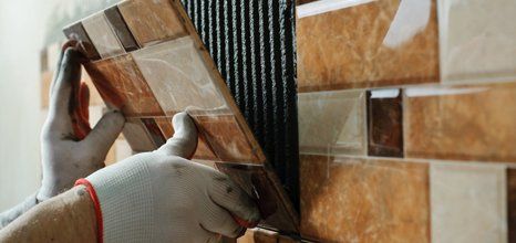 bathroom tiling