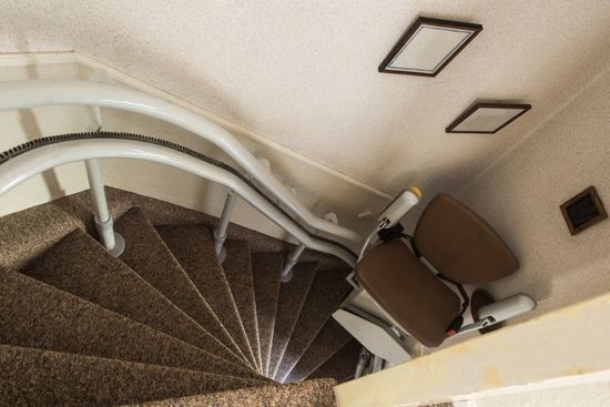 Scala con montascale