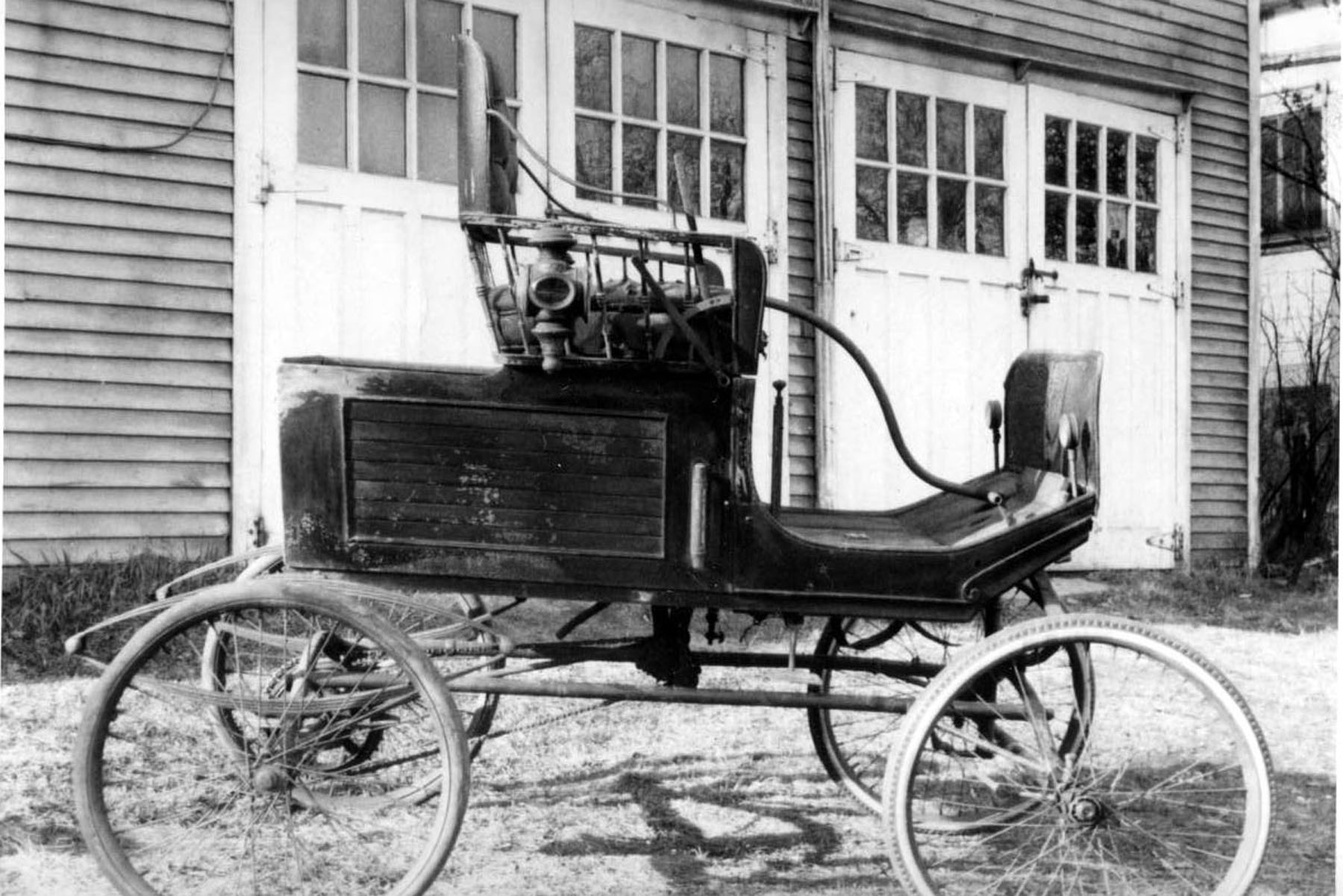 Edwin's 1899 Serial No. 1 Locomobile (Stanley) in 1948