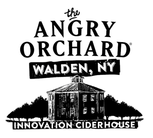 The logo for the angry orchard in walden new york