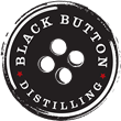 The logo for black button distilling is a button with four holes in it.