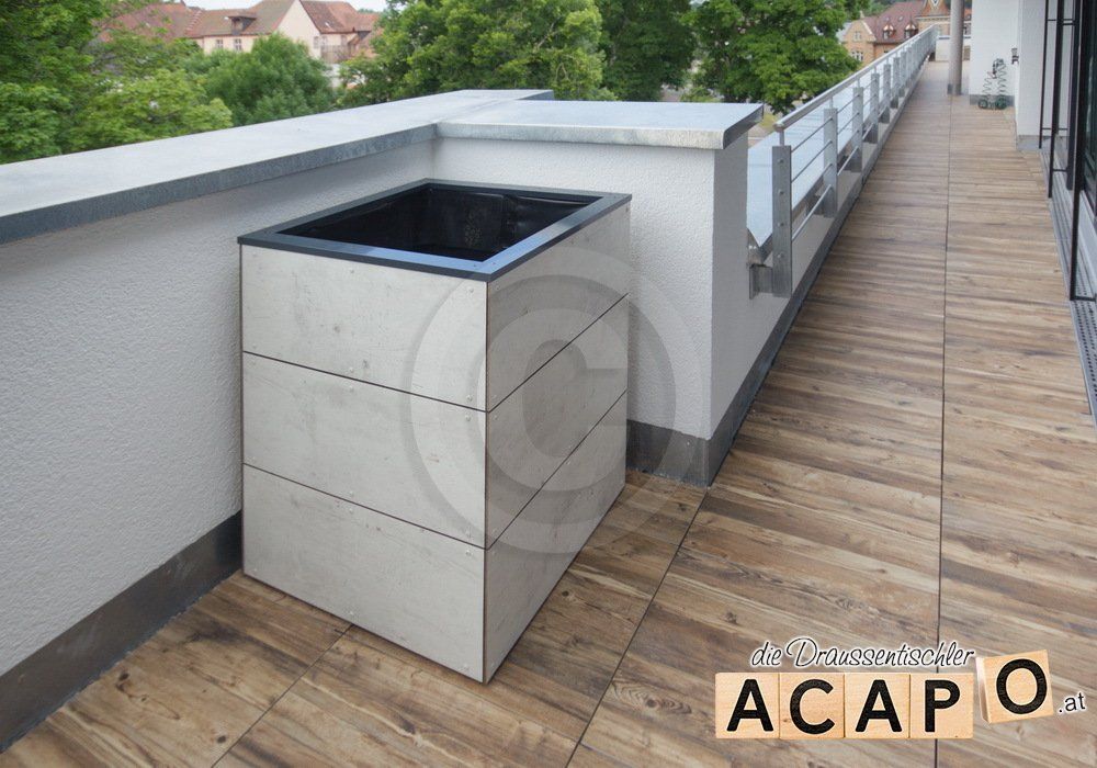 Pflanzentröge Dachterrasse