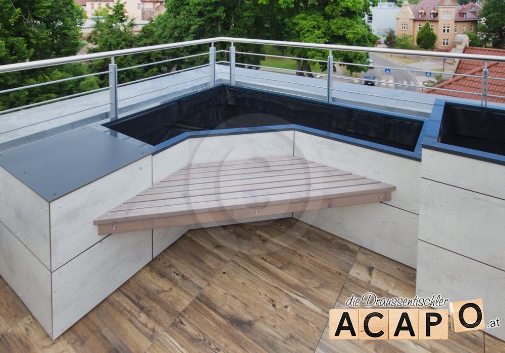 Pflanzentröge Dachterrasse