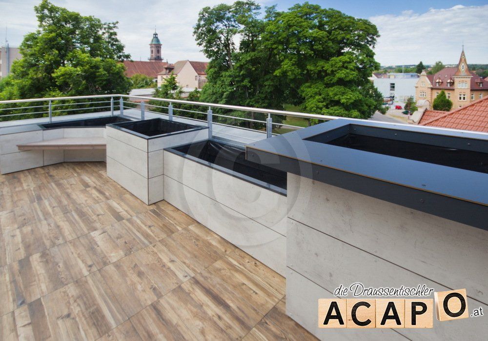 Pflanzentröge Dachterrasse
