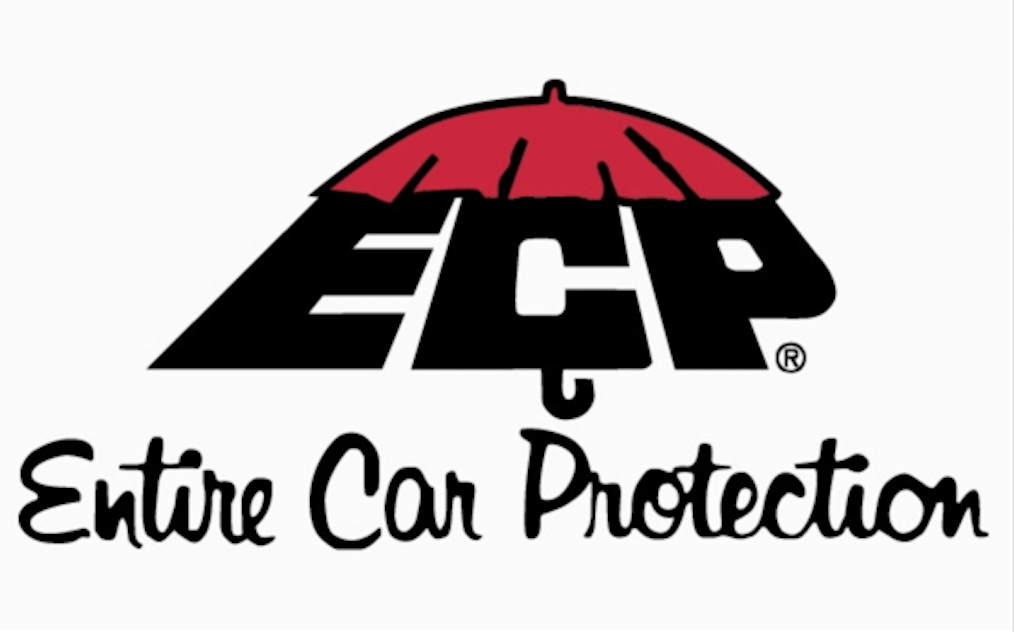 Logo for Entire Car Protection featuring a black 