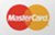 Mastercard logo: overlapping red and orange circles with the word