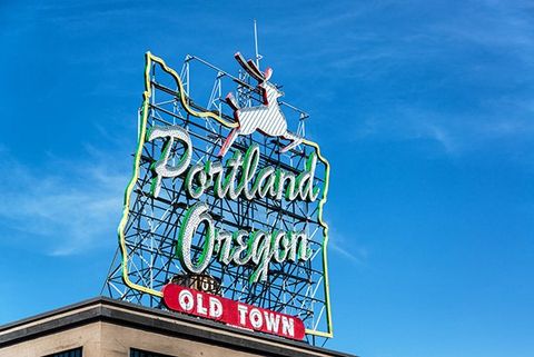 Portland Oregon sign