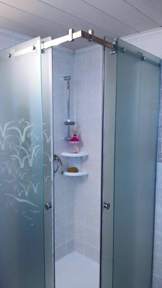 vetri per arredo bagno