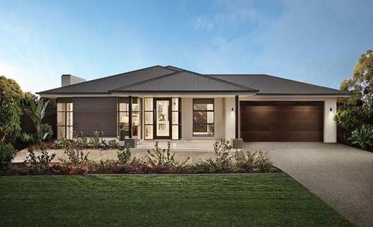 house with panelift doors