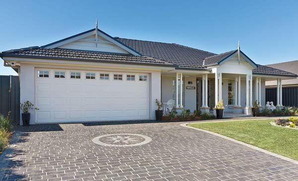 white garage doors