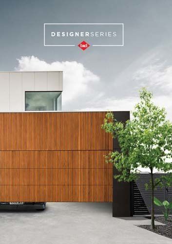 house with modern garage door
