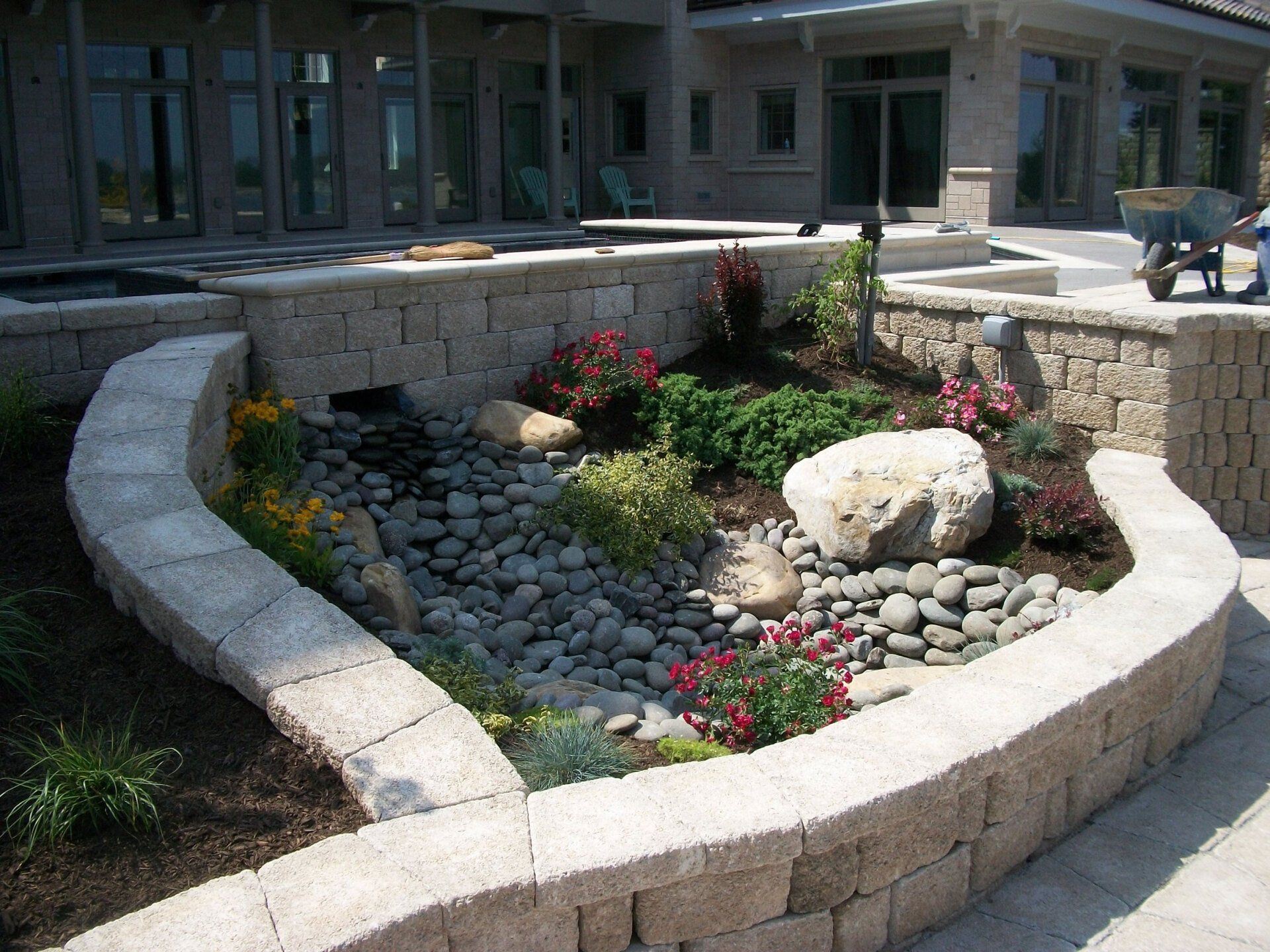 Habenstrait Retaing Wall — Chesapeake, VA — Brooks Landscaping, Inc.