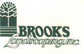 Brooks Landscaping, Inc.