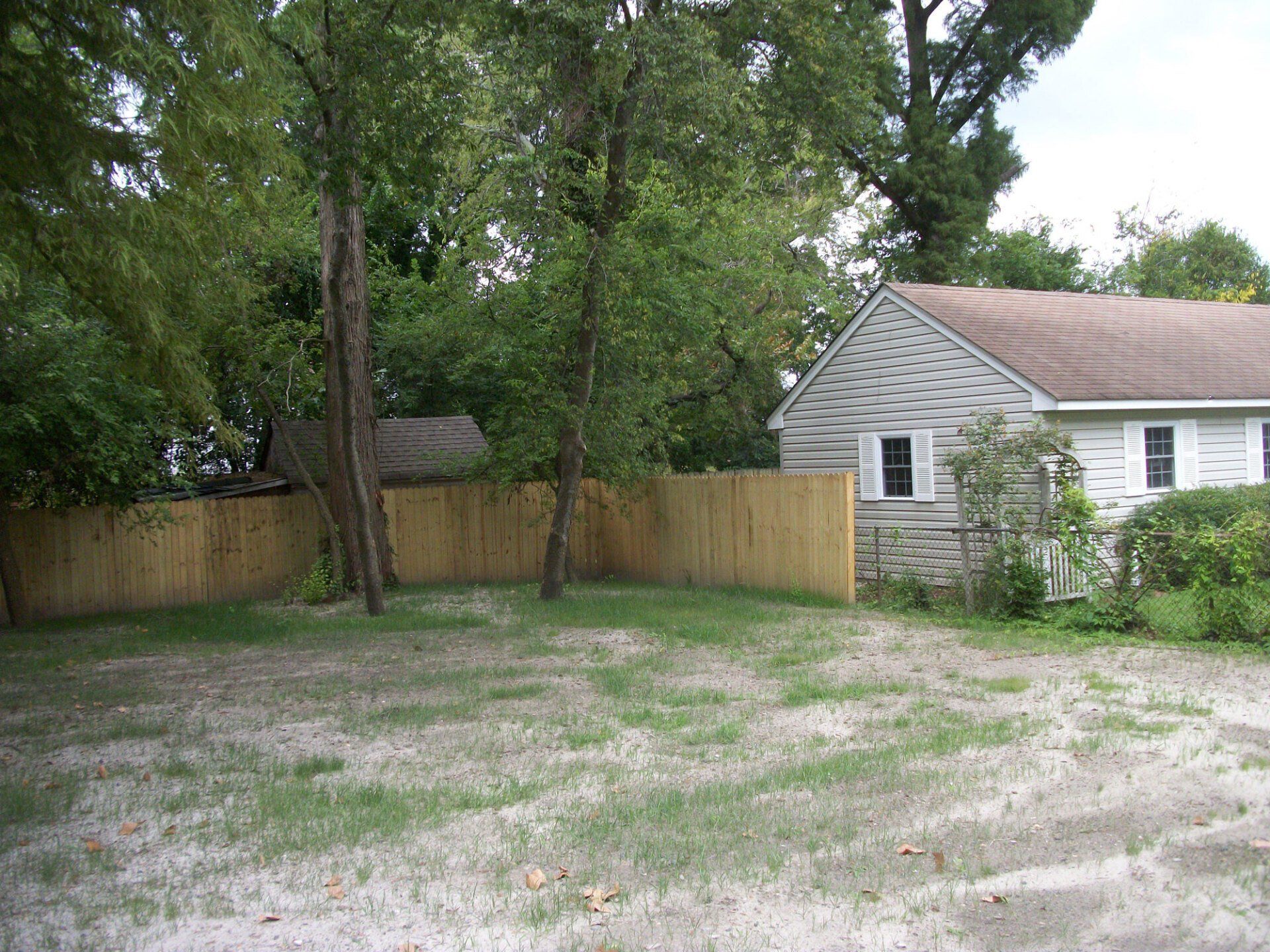 Roman1 Before — Chesapeake, VA — Brooks Landscaping, Inc.