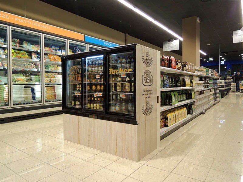 scaffale frigo