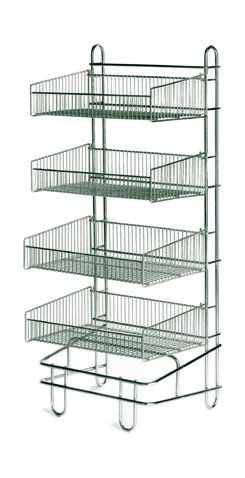 carrello con 4 scaffali