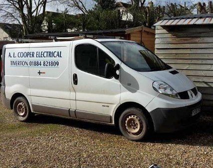 Cooper Electrical company van