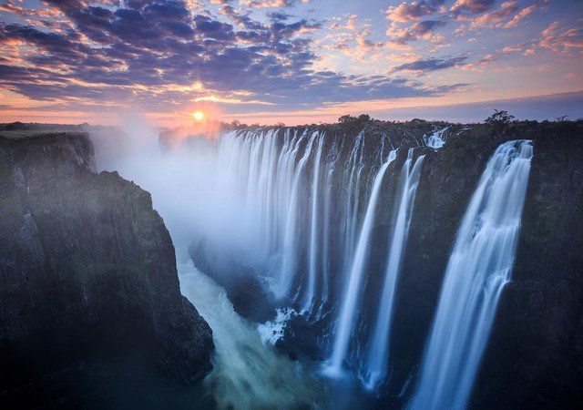 View of the Victoria Falls