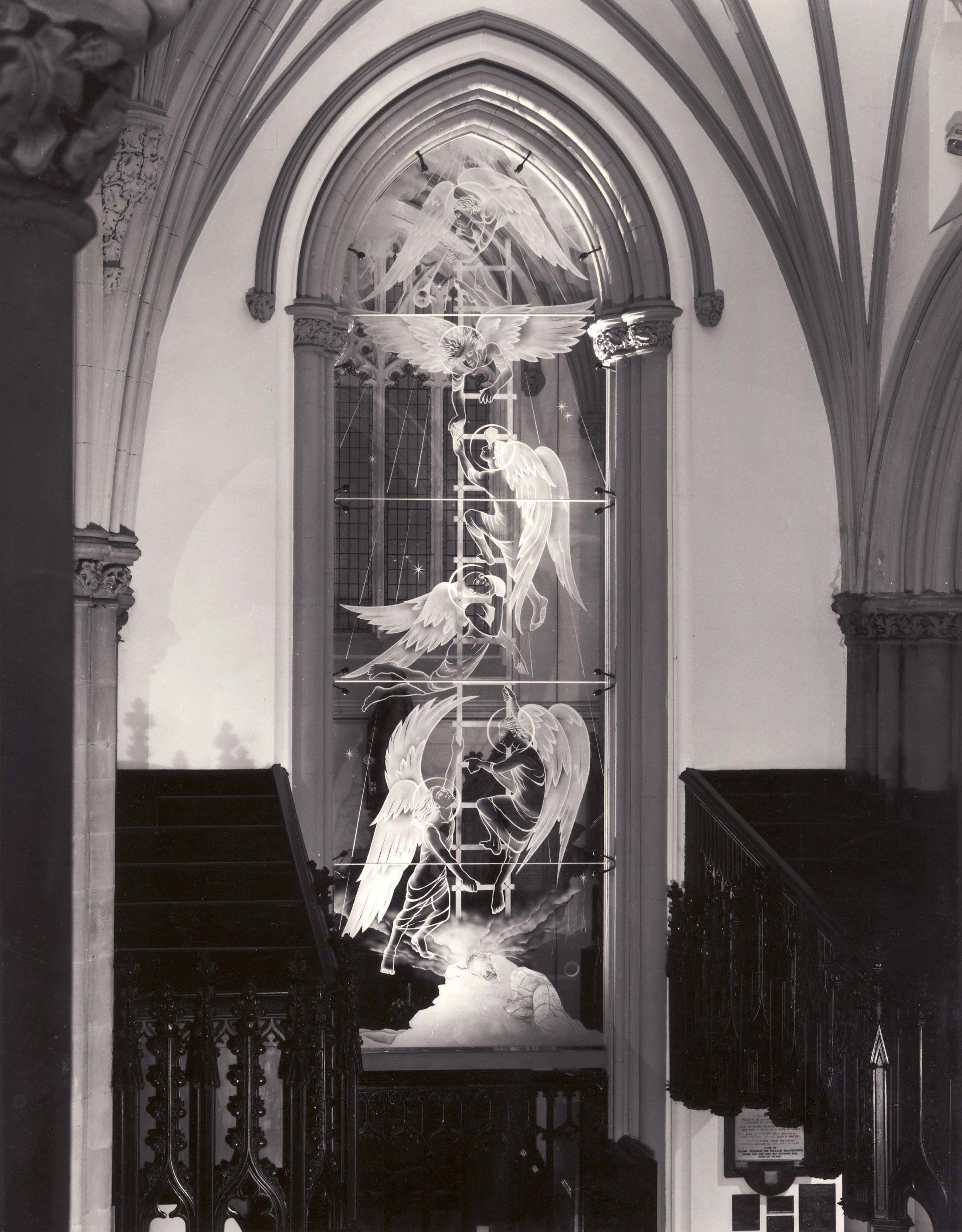Leeds Minster Jacob's Ladder Architectural Glass Sally Scott Retrospective