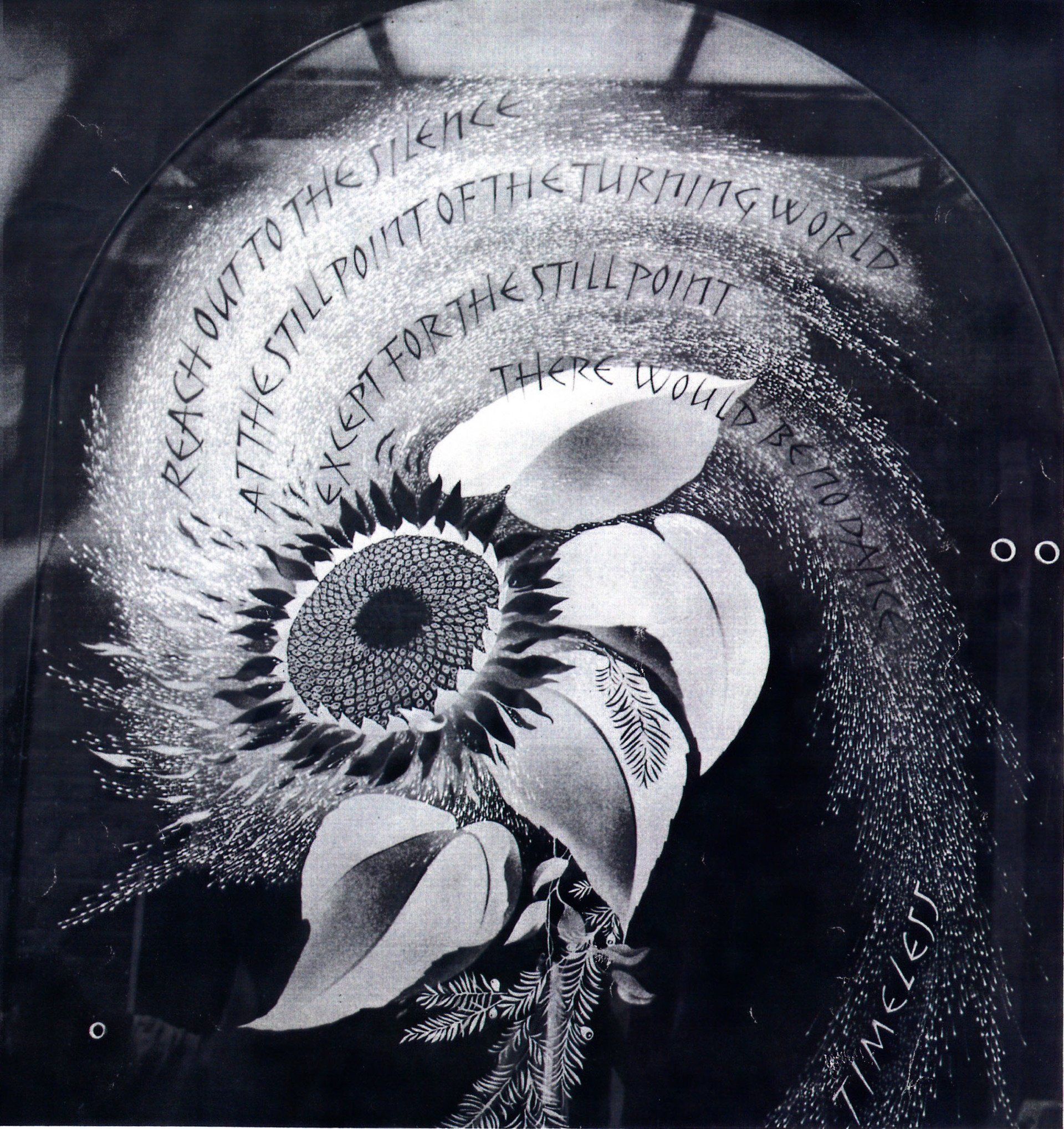 Door to St Catherine's Chapel, Norwich Cathedral Sandblasted by Sally Scott