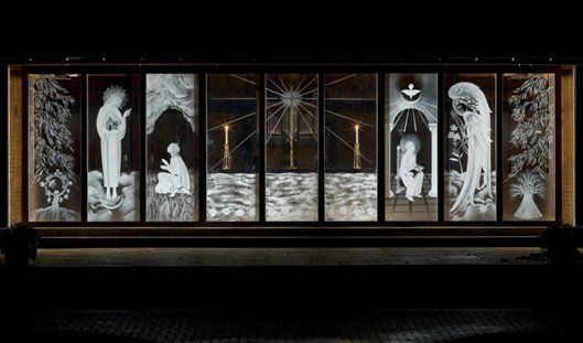 Walsingham Shrine Architectural Glass Sally Scott Retrospective