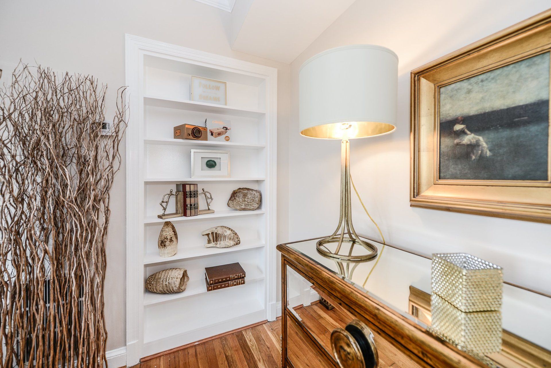 Built-in Bookshelves add Personality to your living space