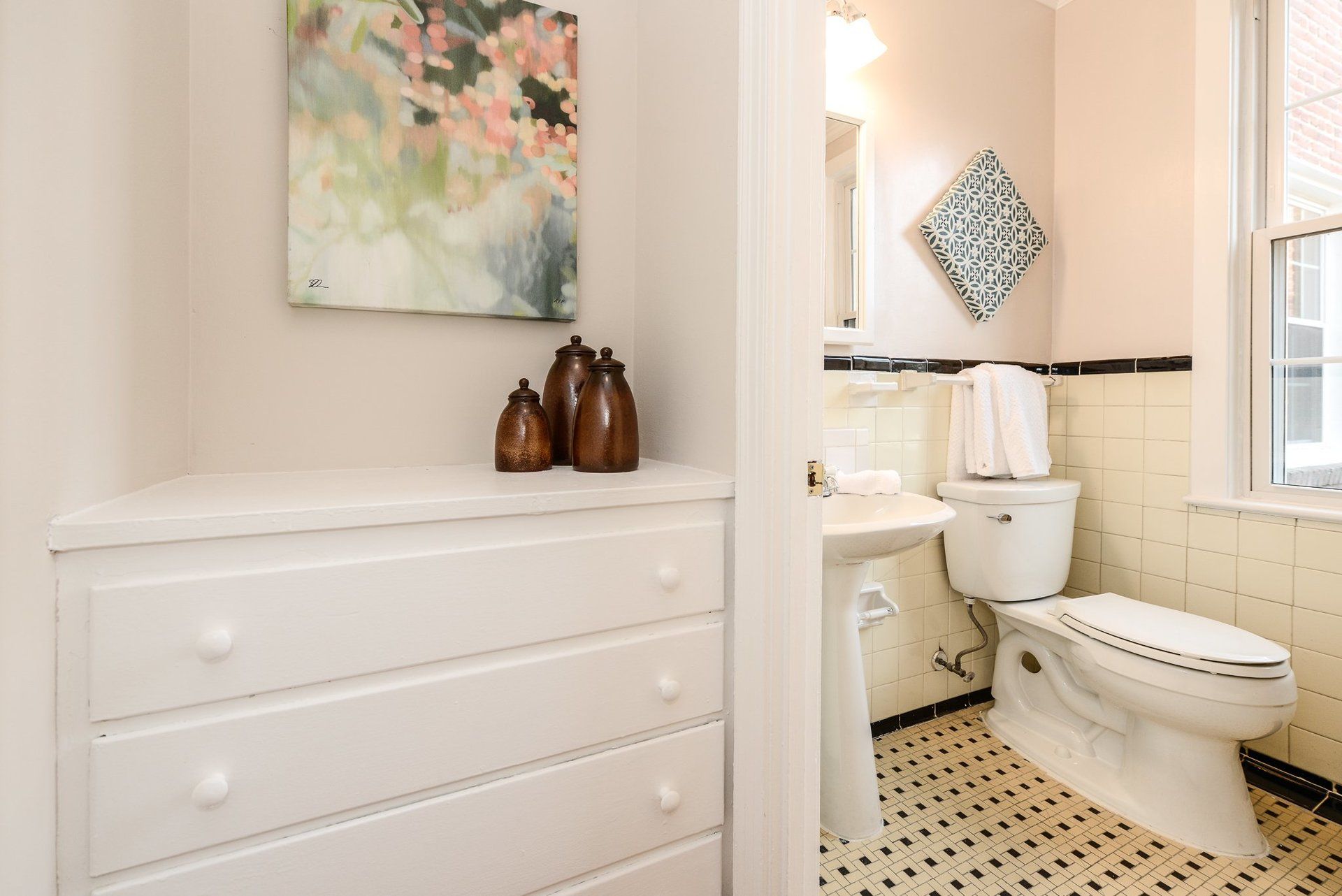 Custom Built-In Chest of Drawers is Space Saver