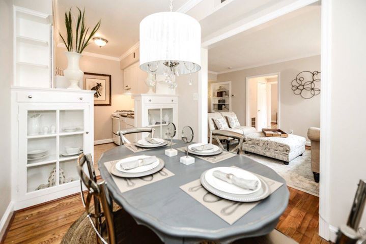 Bright Beautiful 1 Bedroom Del Ray Apartment for Rent in Alexandria, VA! Open dining area featuring classic apartment floor plans in Alexandria, VA