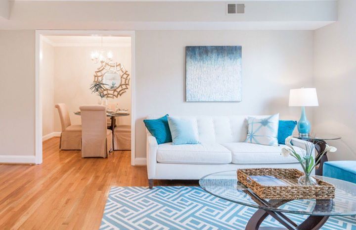 Lovely Living Room in this Alexandria Apartment Home