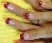 Watermelon French Manicure