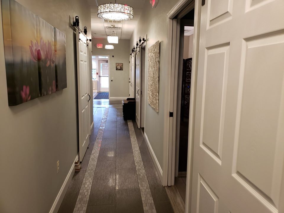 Short Hallway — Oceanport, NJ — Red Birch Spa