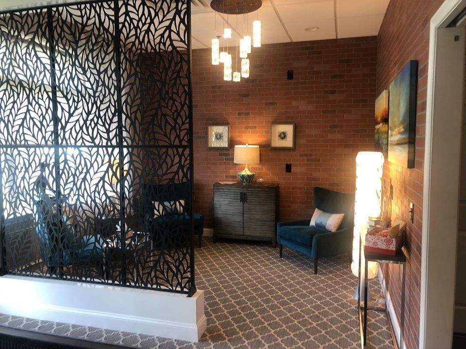 Whole View of Receiving Area — Oceanport, NJ — Red Birch Spa