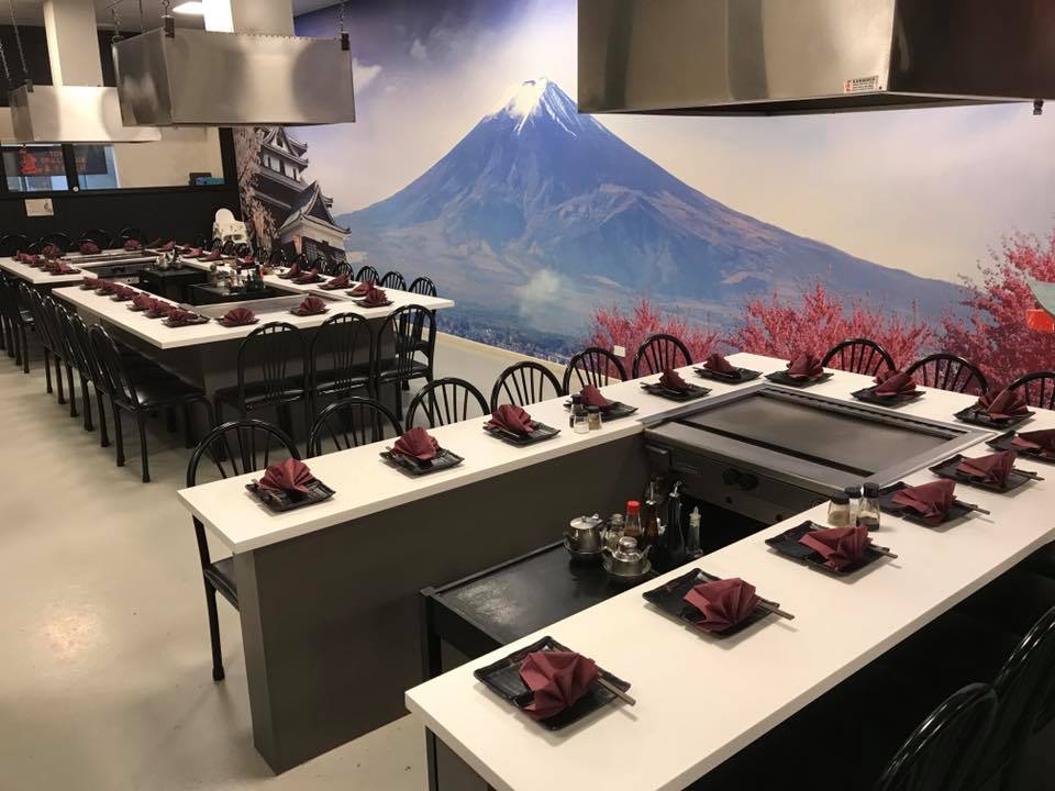 black tables