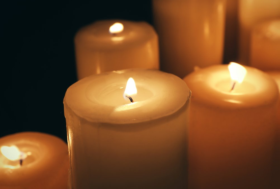 candele bianche