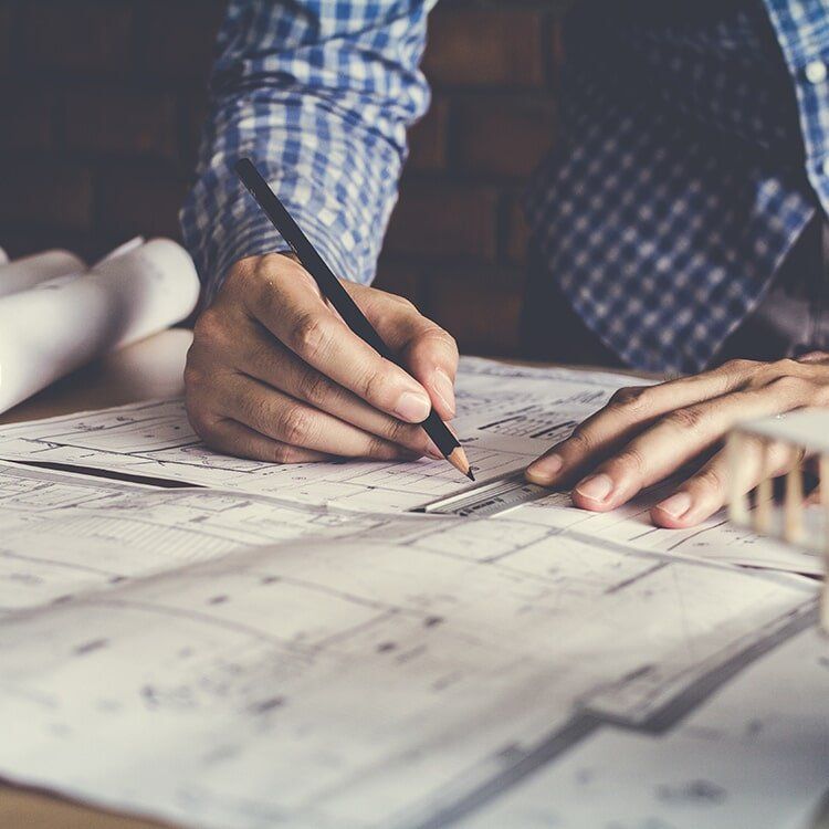 Man Using Ruler And Pencil — Auditing & Compliance in Manoora, QLD