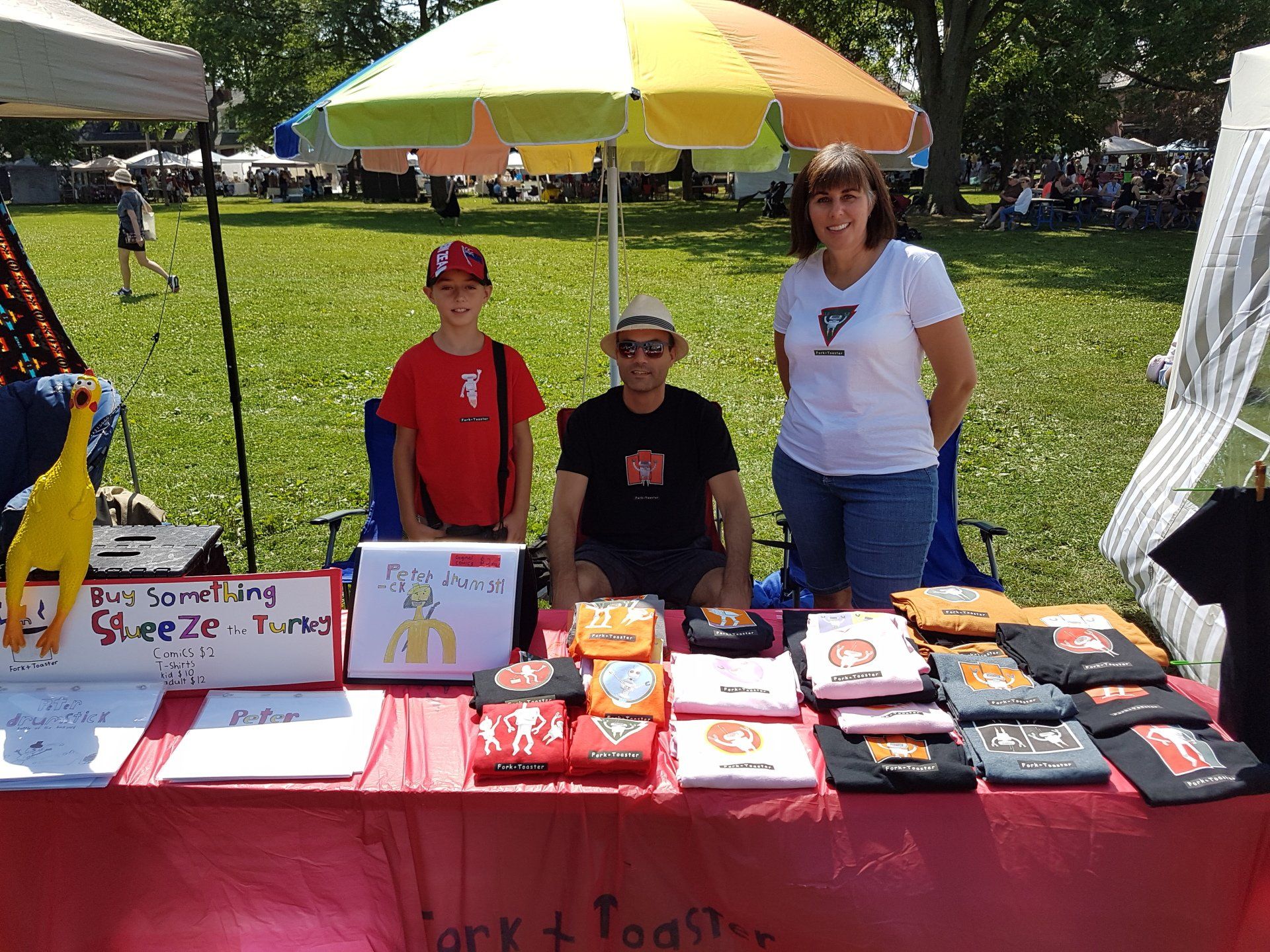 Max's stall at Gathering on the Green, Wortley.