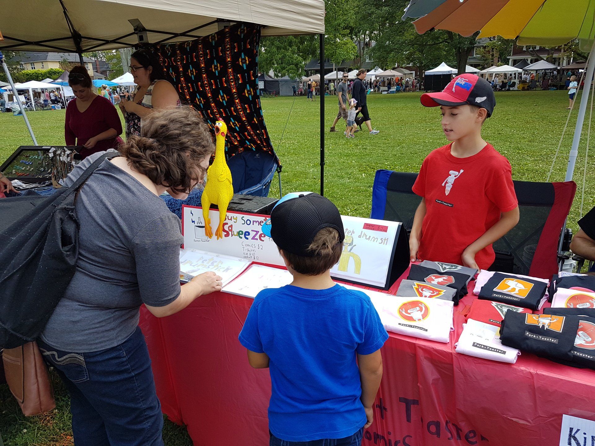 Max's stall at Gathering on the Green, Wortley.