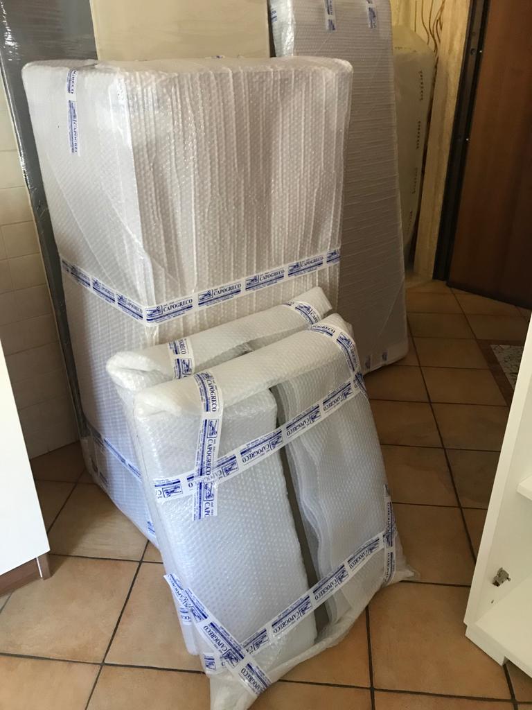 mobili pronti per il trasporto