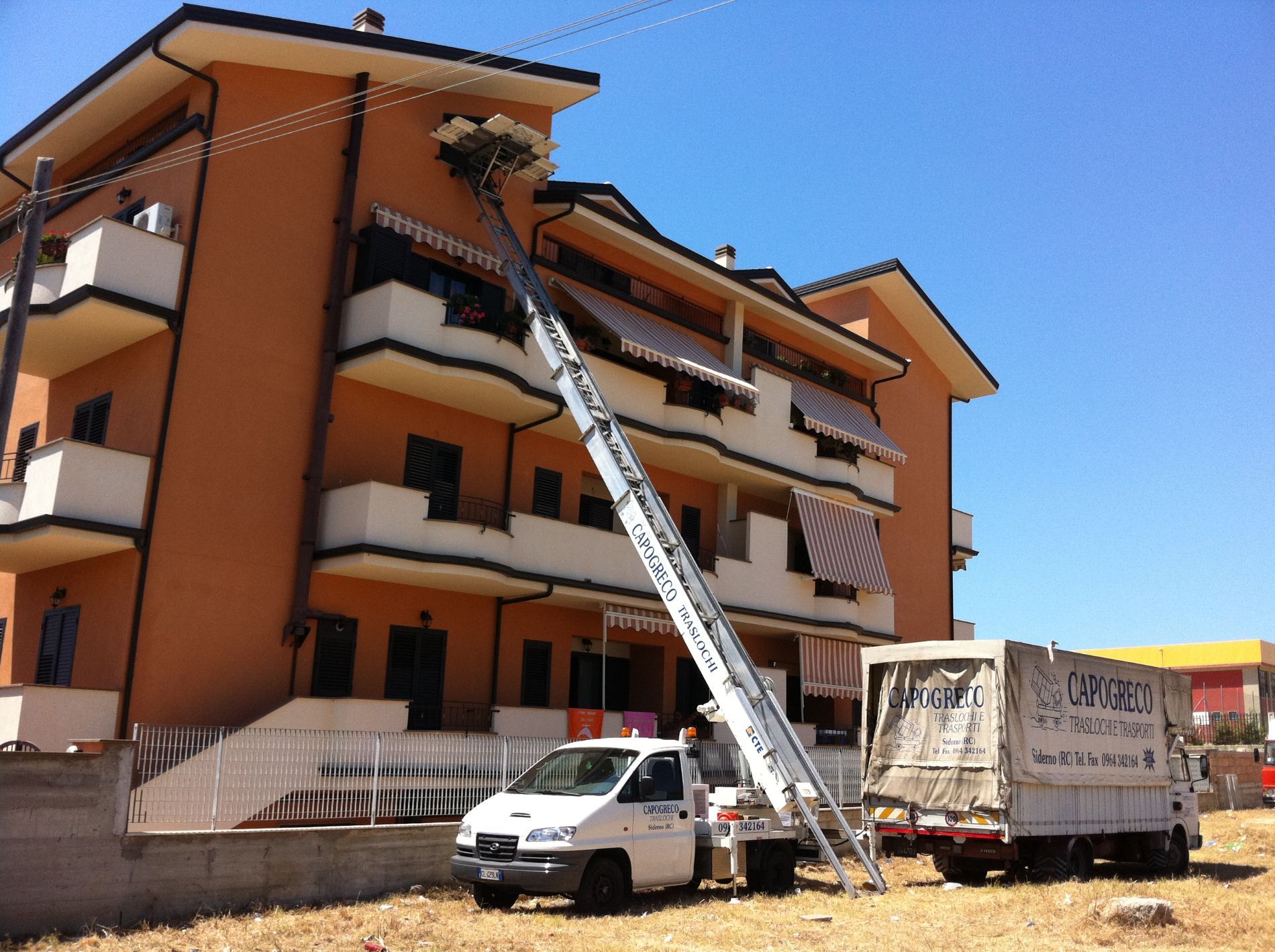 trasloco con piattaforma