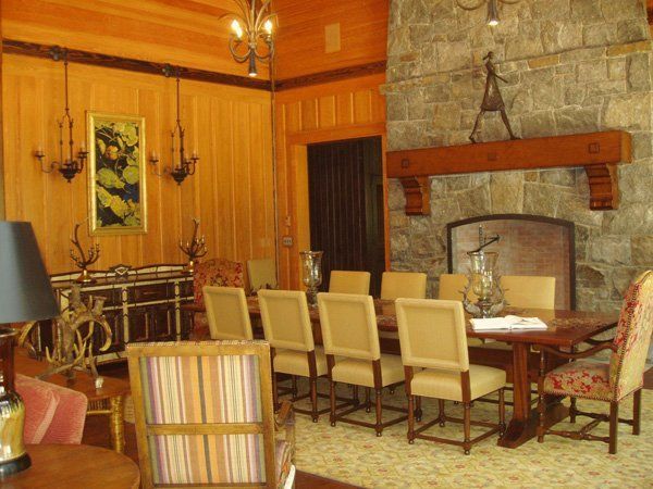 Custom Fireplace Design, Adirondack Mountains 17