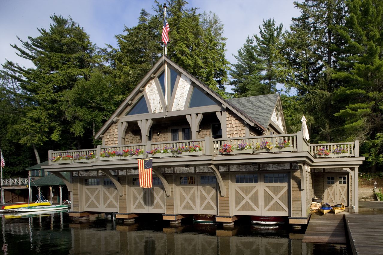 Paris - 02 Boathouse architect in Adirondack Mountains | Adirondack Design