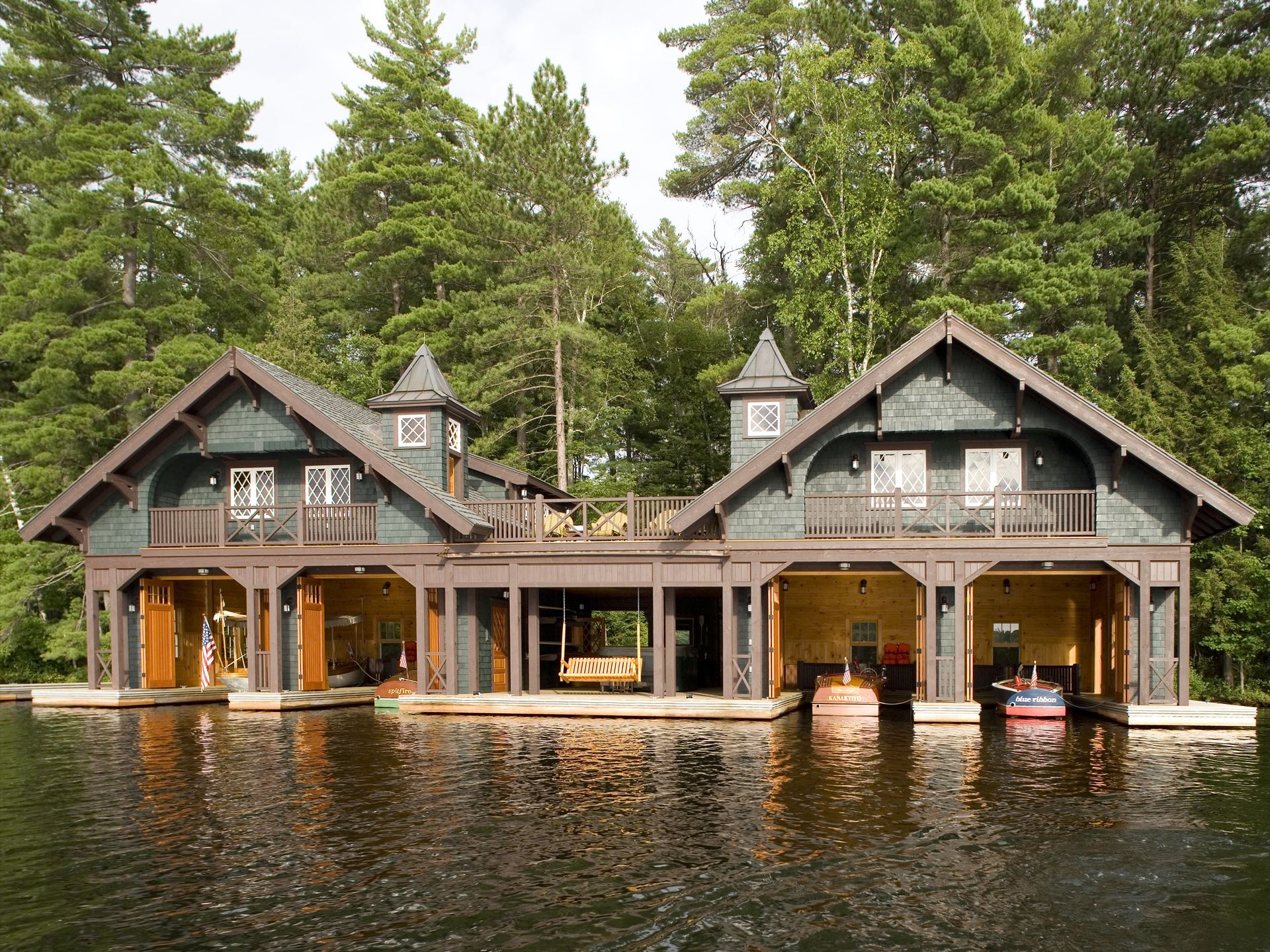 Portfolio of boathouse architect in Adirondack Mountains | Adirondack Design