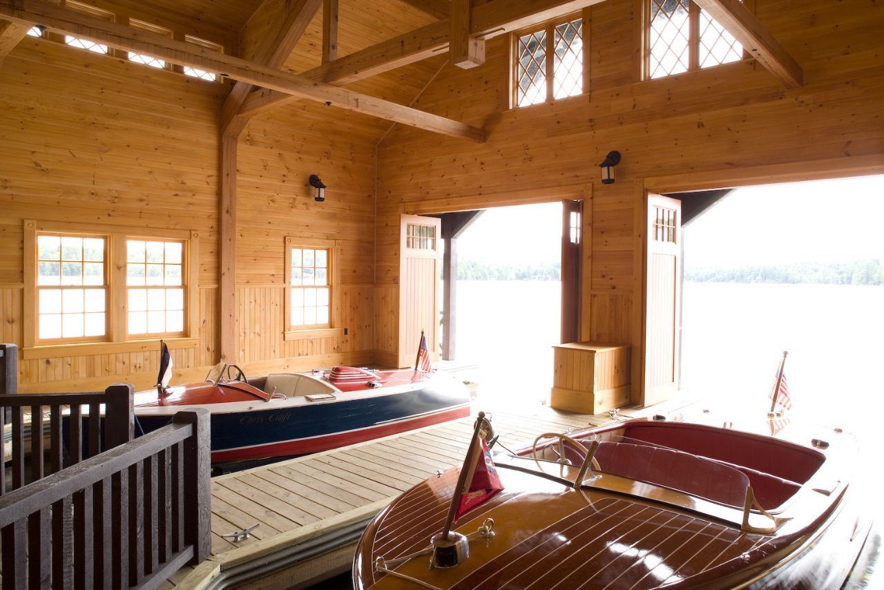 Spitfire - 06 Boathouse architect in Adirondack Mountains | Adirondack Design
