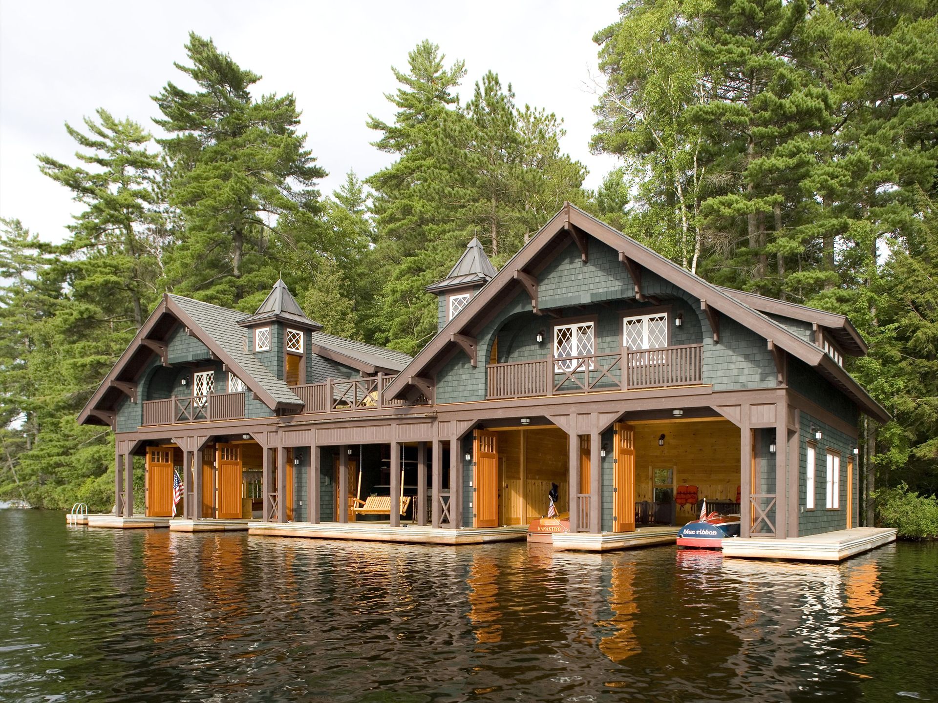 Spitfire - 07 Boathouse architect in Adirondack Mountains | Adirondack Design