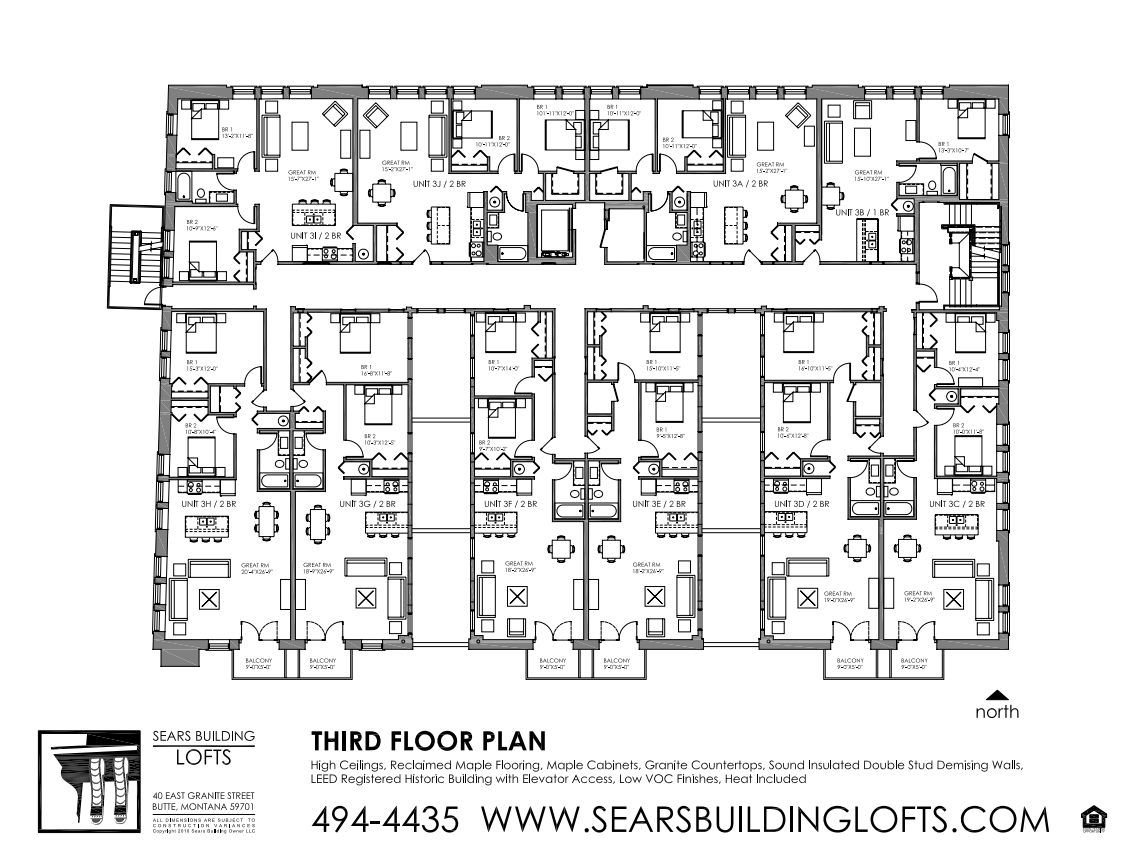 Sears Building Third Floor Plan