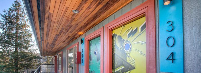 Troll Eye Doors on second floor