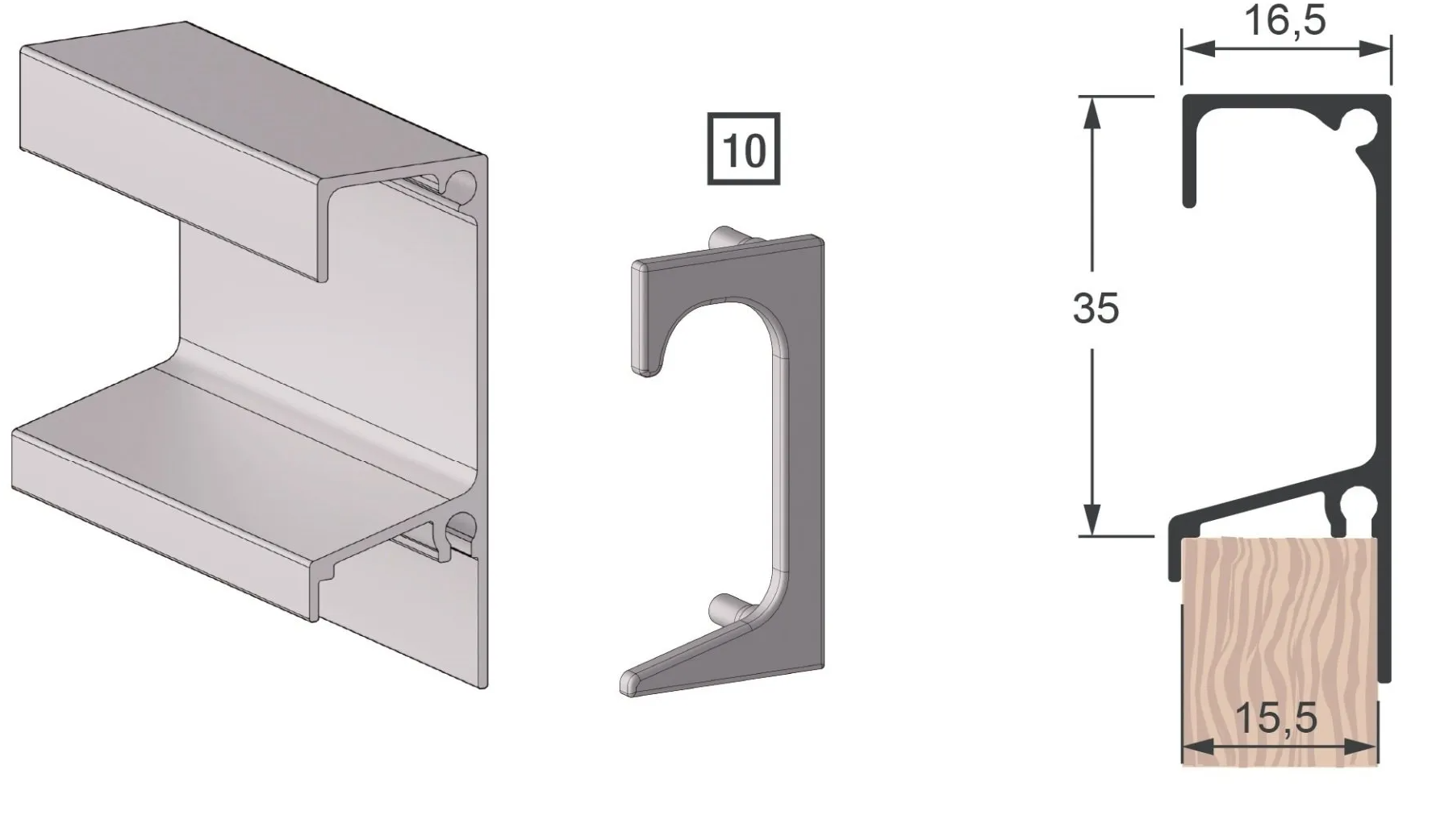 Gm Herrajes SAS - perfil form 46T