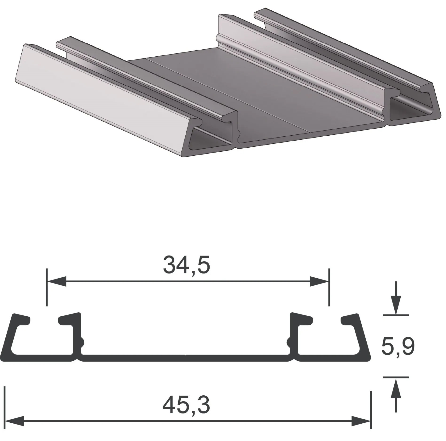 Gm Herrajes SAS - Riel 1052
