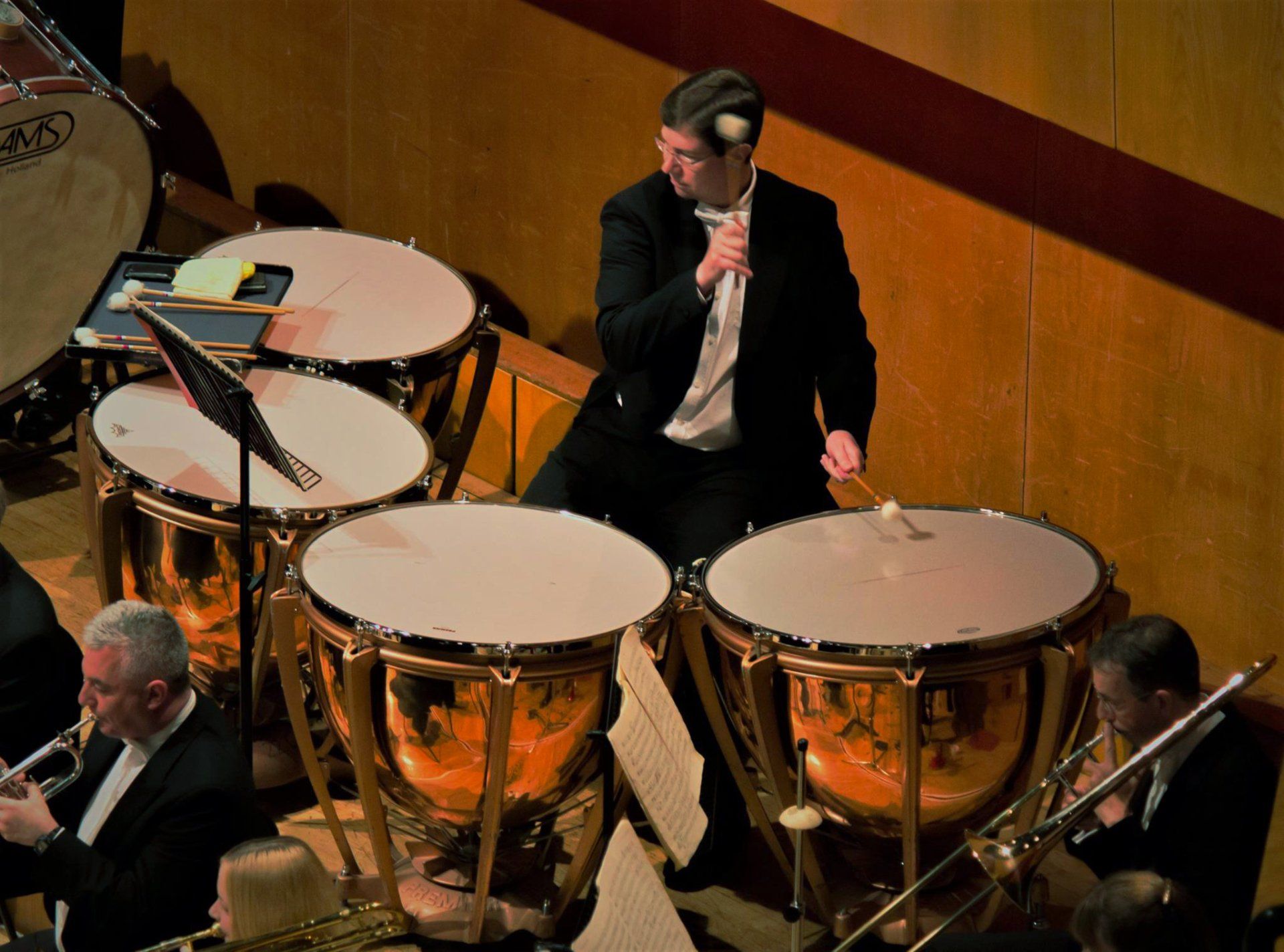 Timpani in action