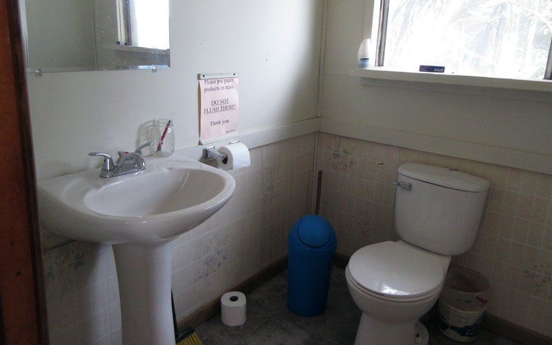 Bathroom in Large Cabin